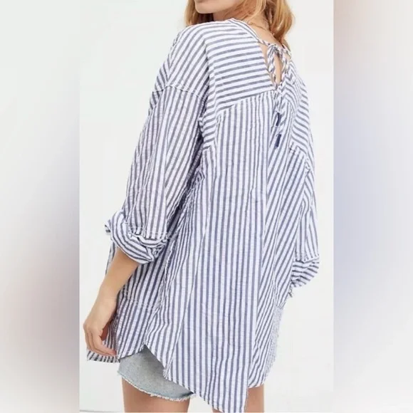 We The Free One Of The Boys Striped Tunic Shirt Size Small NWOT - Picture 2 of 15